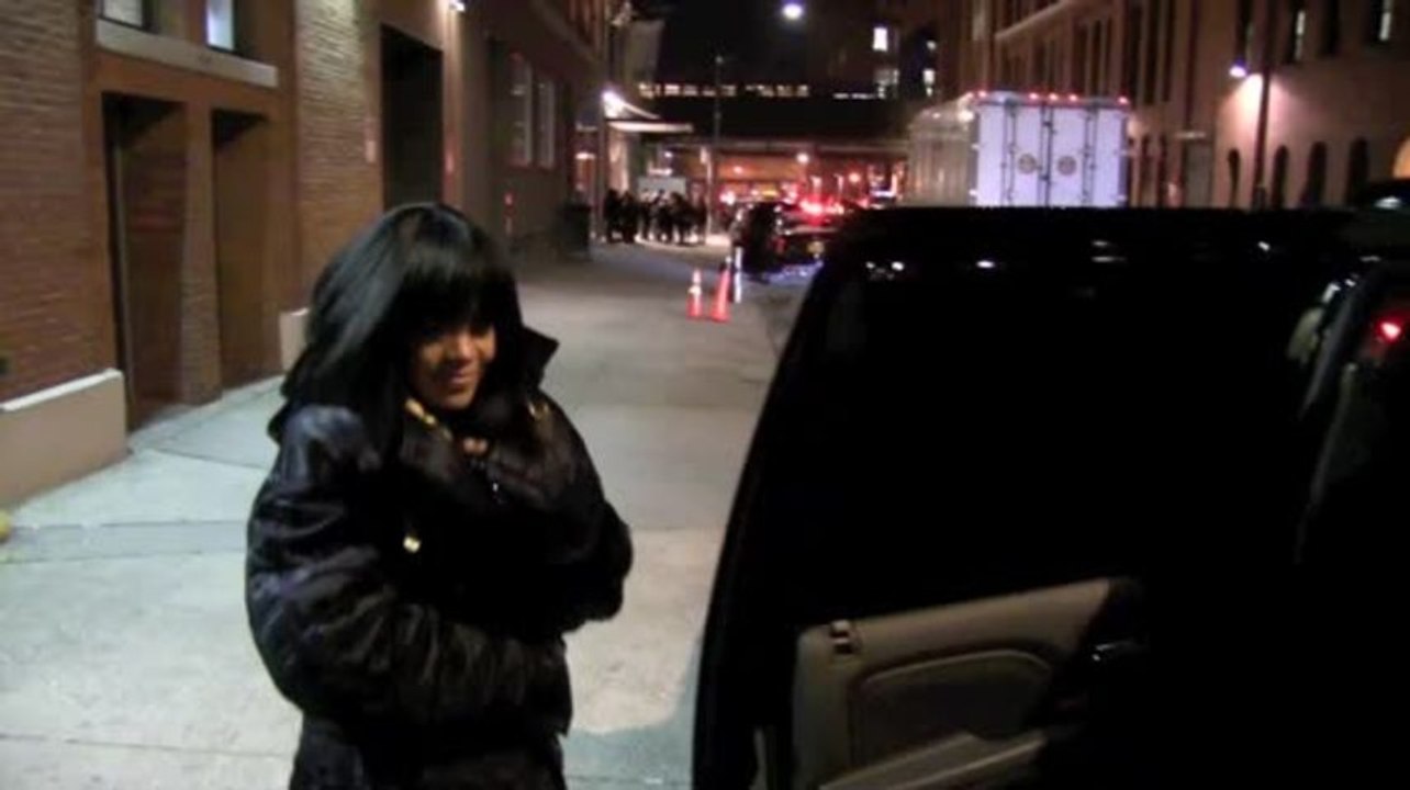 Rihanna wurde die tür vor der nase zugeknallt