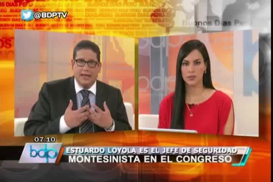 Abugattás habría colocado a montesinista como jefe de seguridad del Congreso