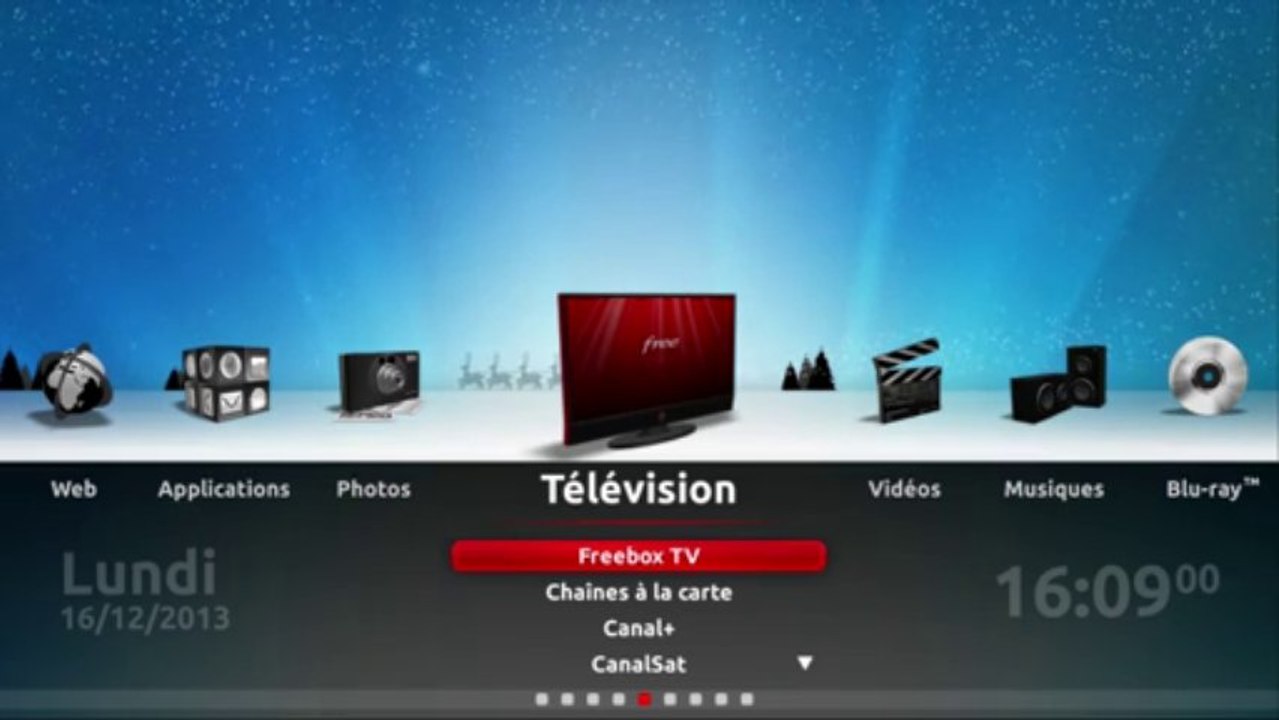 Noël sur Freebox Révolution