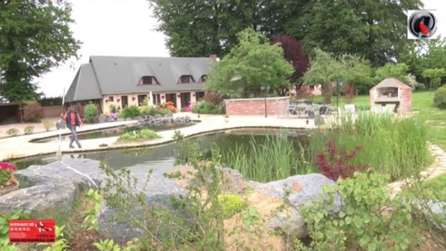Bassin de jardin en cascade