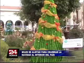 Espíritu navideño llegó al interior del país con espectaculares decoraciones