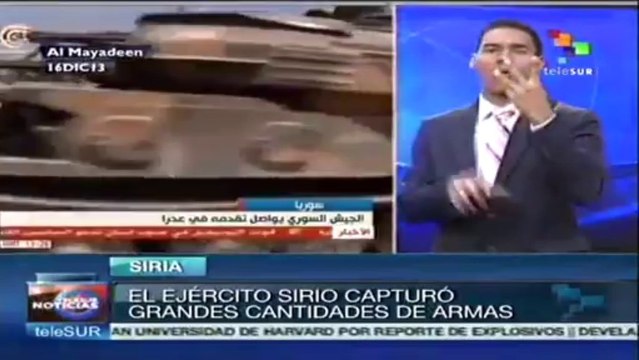Ejército sirio incauta armas a grupos rebeldes en Damasco