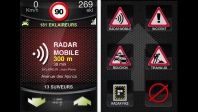 detecteur de radar Détecte tous les radars automatiques, radars mobiles,