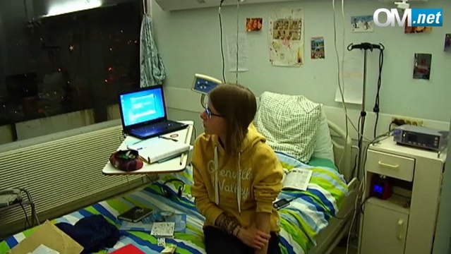 La visite des Olympiens aux enfants de La Timone