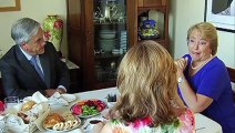 Bachelet y Piñera comparten desayuno