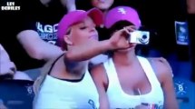 Blonde Girl Takes A Picture