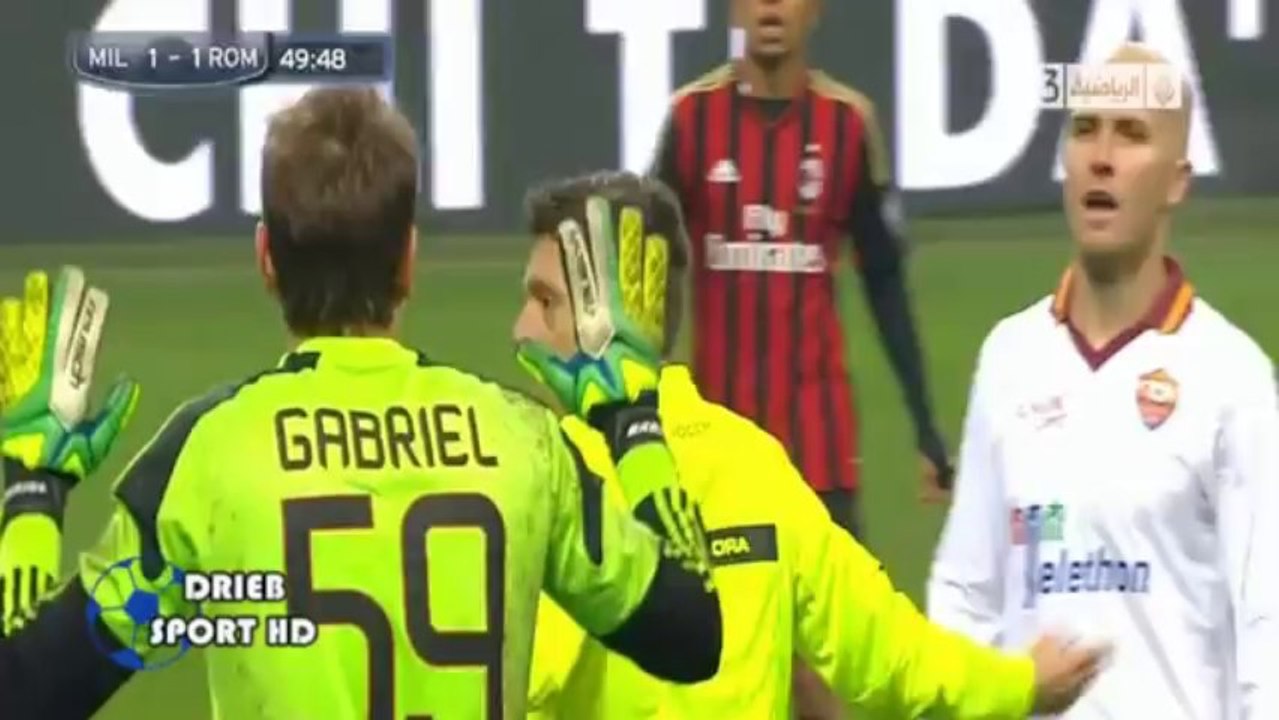 AC Milan vs AS Roma 2-2 Full HD