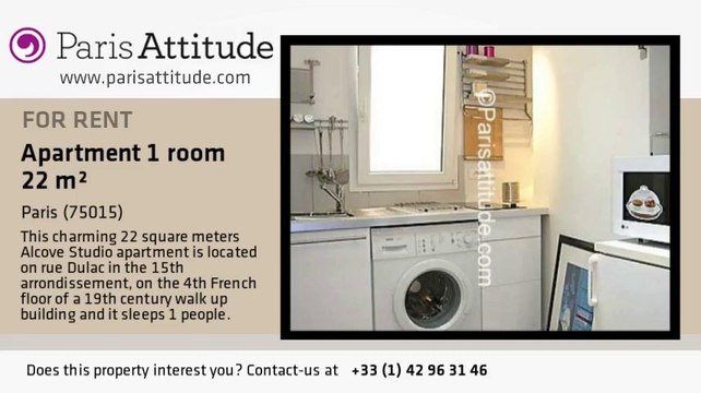 Alcove Studio Apartment for rent - Montparnasse, Paris - Ref. 2508