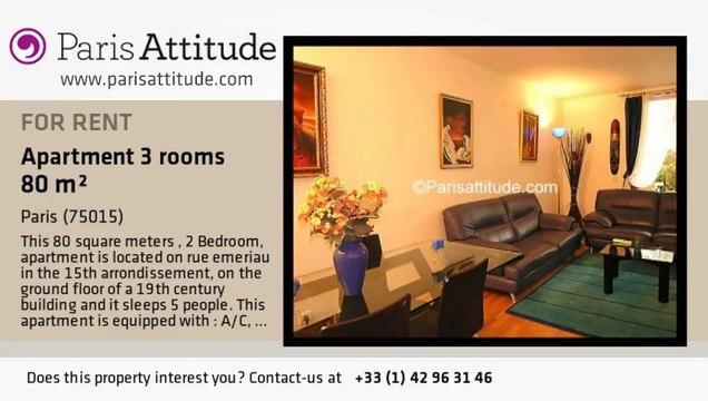 2 Bedroom Apartment for rent - Beaugrenelle, Paris - Ref. 1132