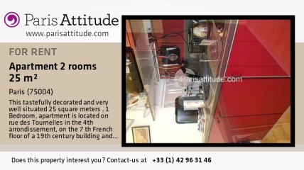 1 Bedroom Apartment for rent - Place des Vosges, Paris - Ref. 5373