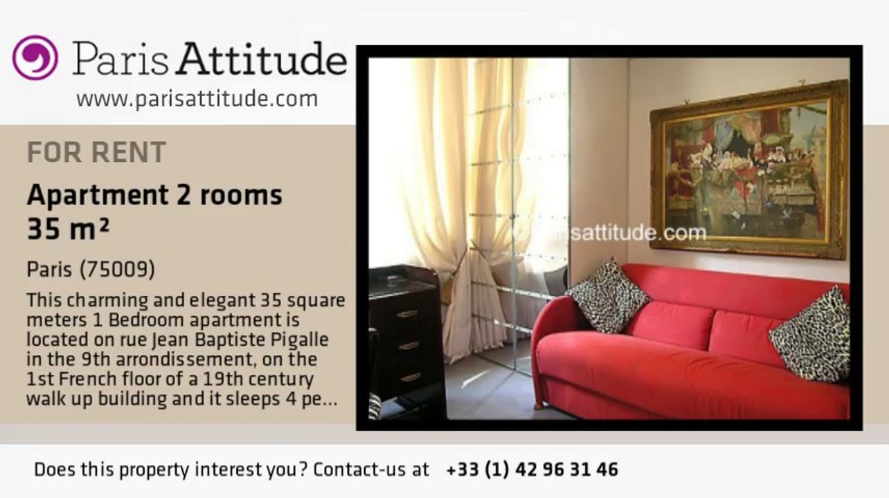 1 Bedroom Apartment for rent - Notre Dame de Lorette, Paris - Ref. 2625