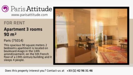 2 Bedroom Apartment for rent - Denfert Rochereau, Paris - Ref. 1741