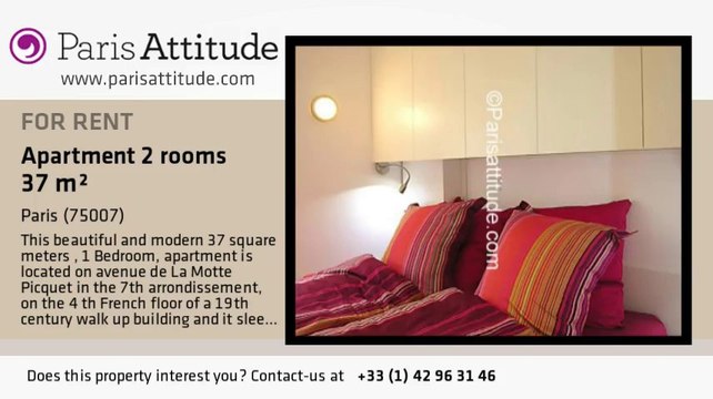 1 Bedroom Apartment for rent - Ecole Militaire/Unesco, Paris - Ref. 6950