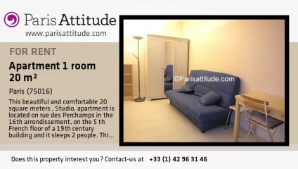 Studio Apartment for rent - Mirabeau, Paris - Ref. 5362
