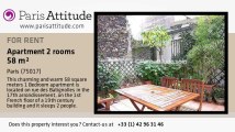 1 Bedroom Apartment for rent - Batignolles, Paris - Ref. 3869