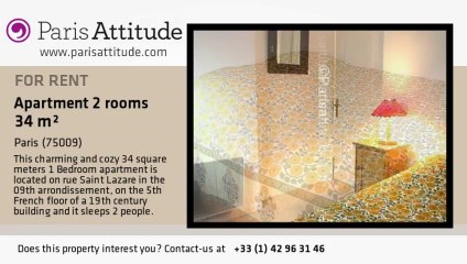 1 Bedroom Apartment for rent - Notre Dame de Lorette, Paris - Ref. 2901