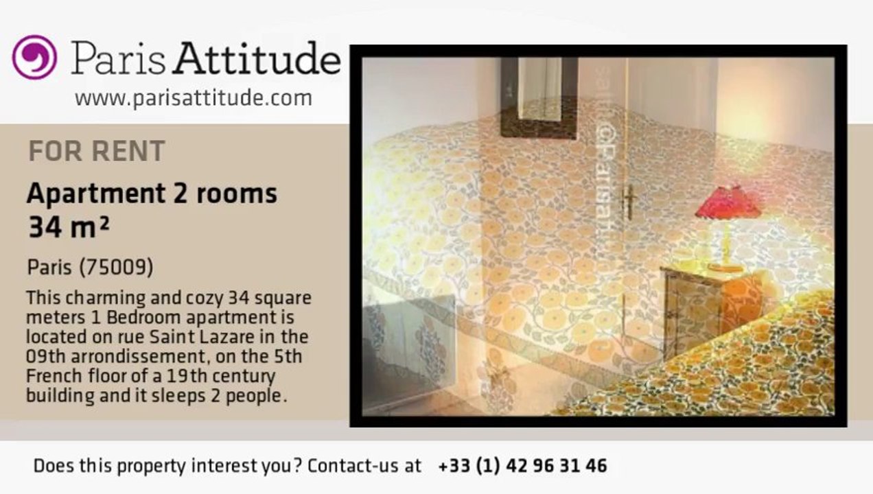 1 Bedroom Apartment for rent - Notre Dame de Lorette, Paris - Ref. 2901