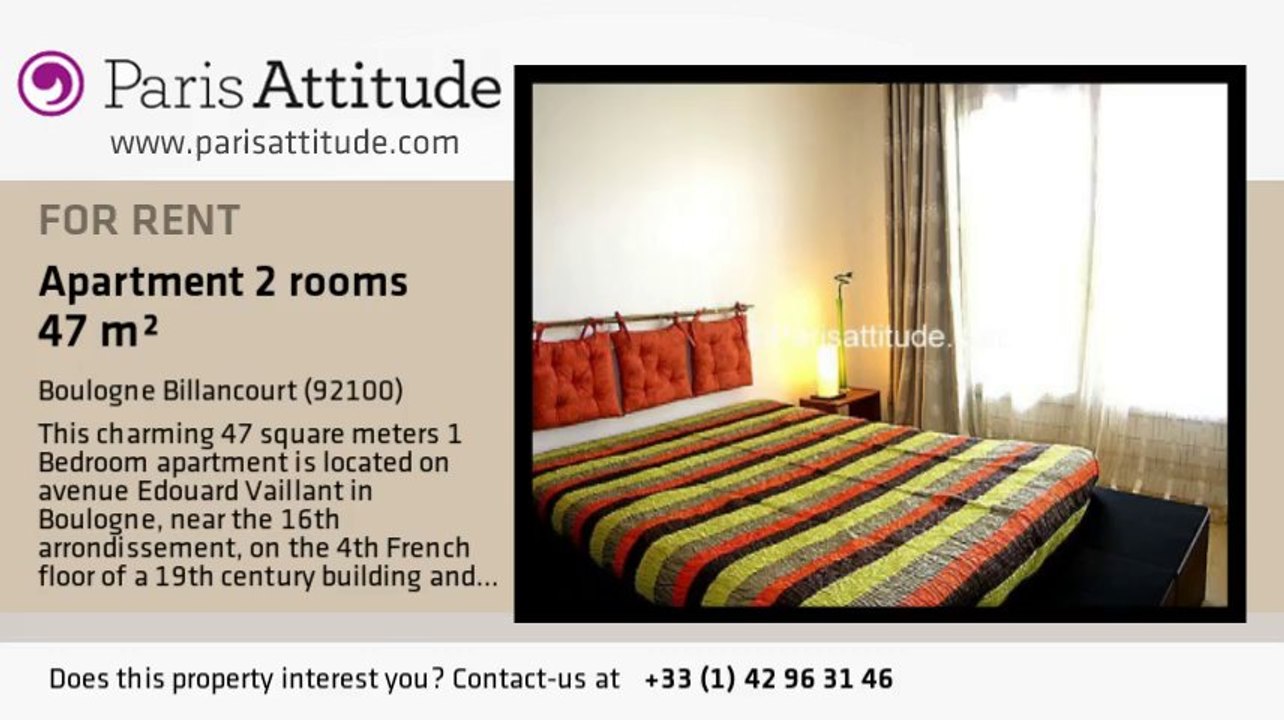 1 Bedroom Apartment for rent - Boulogne Billancourt, Boulogne Billancourt - Ref. 4685