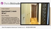 Studio Apartment for rent - Motte Piquet Grenelle, Paris - Ref. 8528