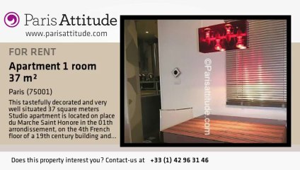 Studio Apartment for rent - Place Vendôme, Paris - Ref. 2974