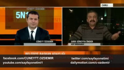 Sırrı Süreyya Önder: Sarıgül'ün aday olacağını sanmıyorum !