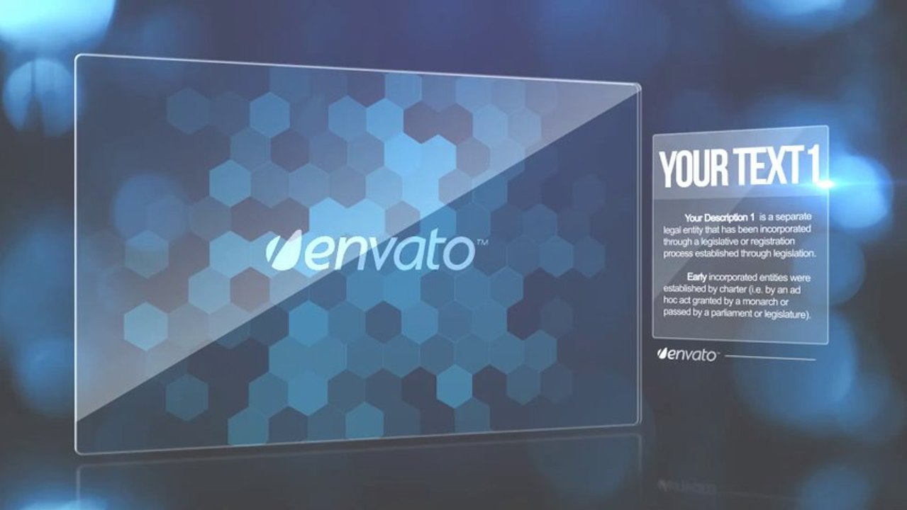 Glass Video Display - After Effects Template
