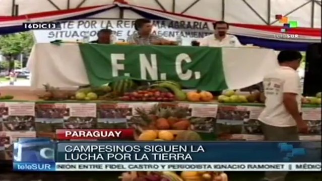 Campesinos paraguayos alertan retrocesos en lucha por la tierra