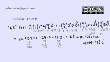 Potenciación de números complejos