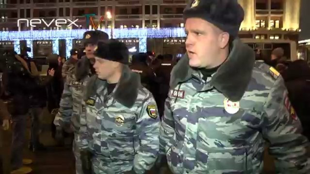 Разгон схода за широкую амнистию у Госдумы (16.12.2013)