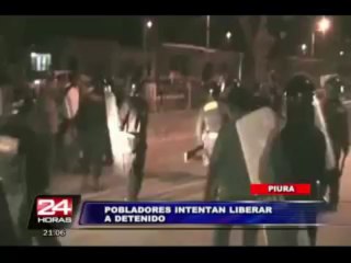 Piura: civiles desatan balacera contra policías para liberar a presunto ladrón
