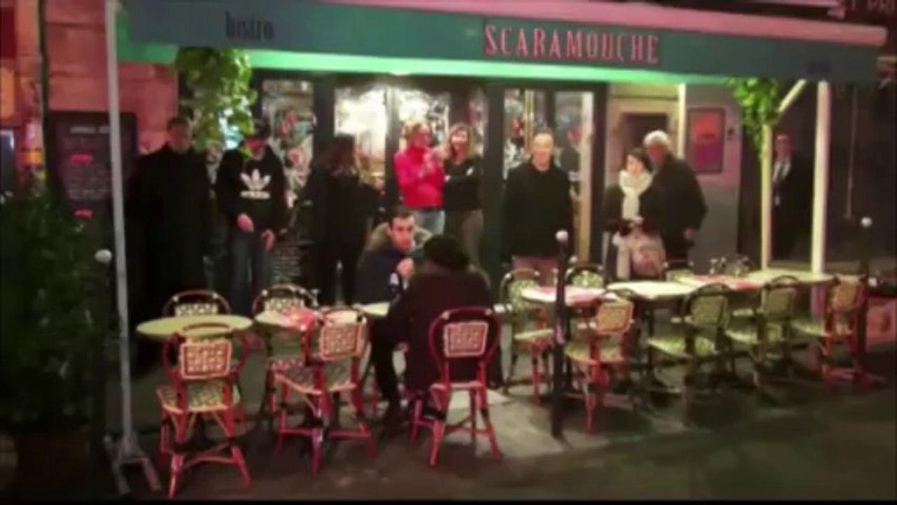 Paris (France) 16/12/2013 - Les Hommen attaquent le Grand Orient de Paris