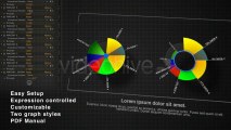 Infographics HD Expression Controlled Pie Chart - After Effects Template