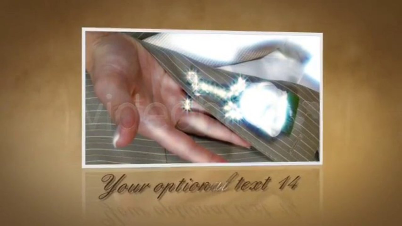 Wedding gold words - After Effects Template