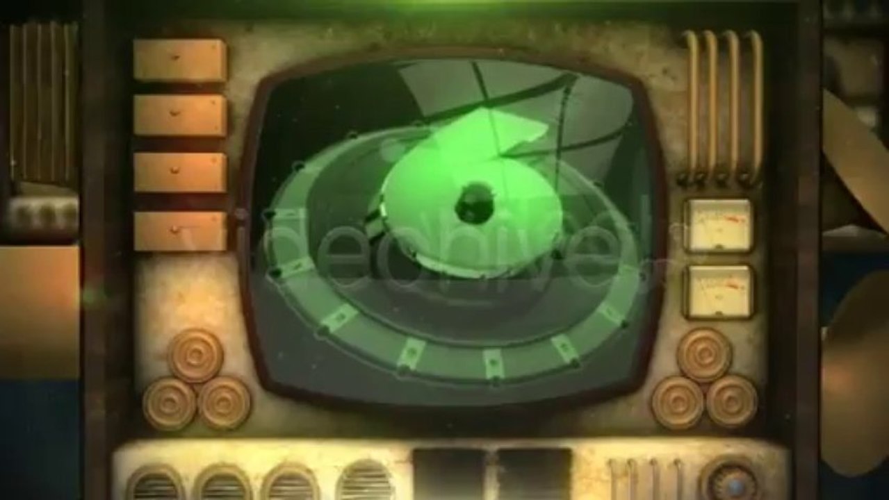 SteamPunk 3D TV - After Effects Template