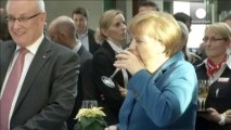 Coup d'envoi du troisième mandat d'Angela Merkel