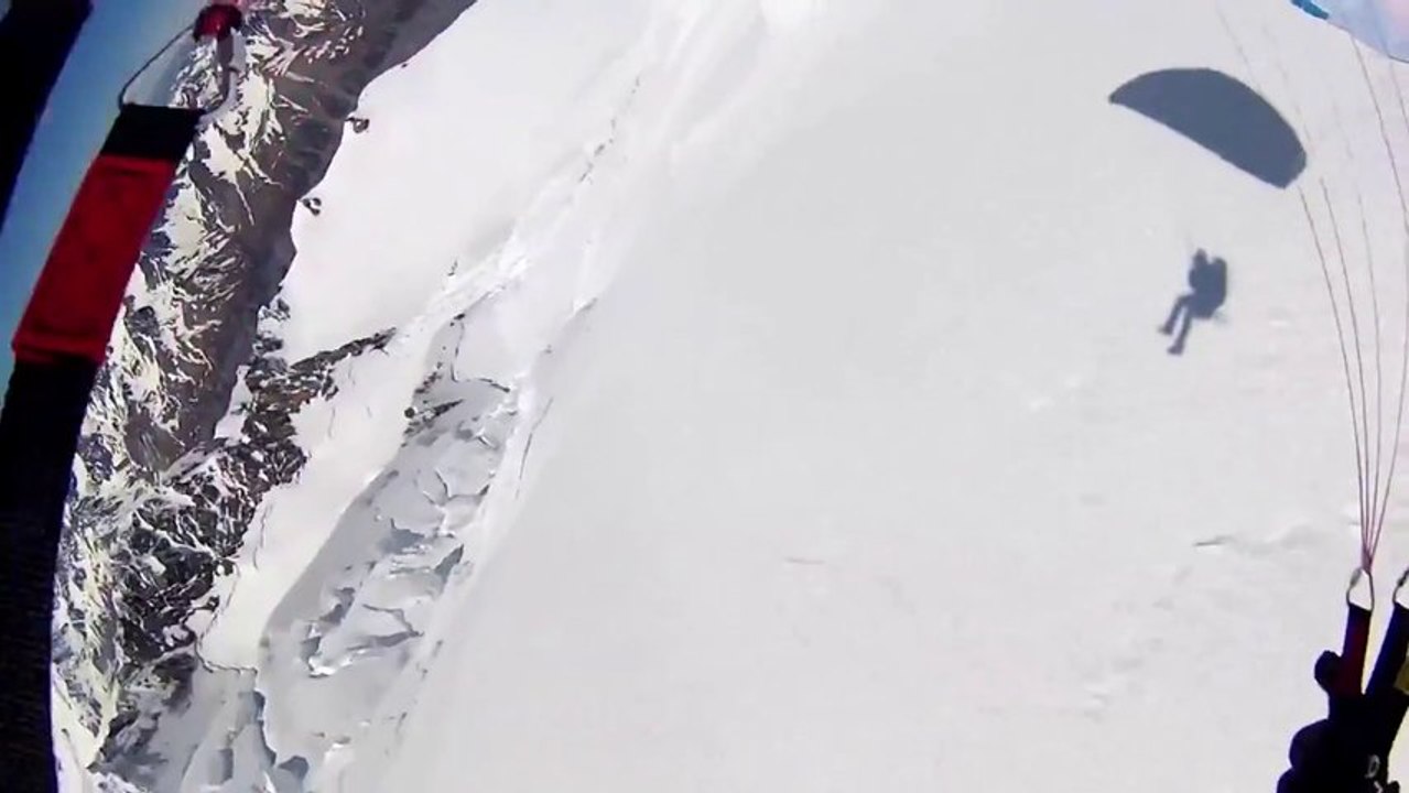 Speed Flying - Down Mount Tasman - 2013