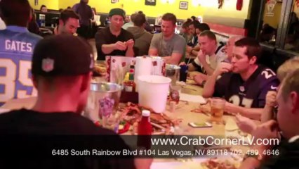 Monday Night Football at Crab Corner Southwest Rainbow | Seafood in Las Vegas pt. 1