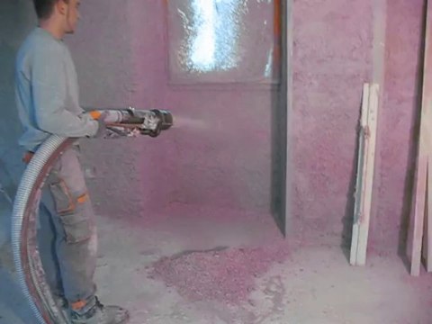 Darribere et Fils - Isolation projetée chaux et chanvre