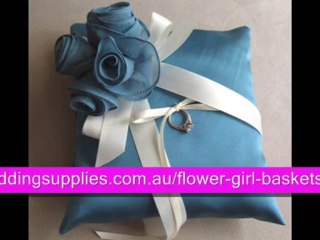 wedding Ring Pillows & flower girl baskets