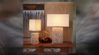 Driftwood Mosaic Petite Table Lamp Home Decor