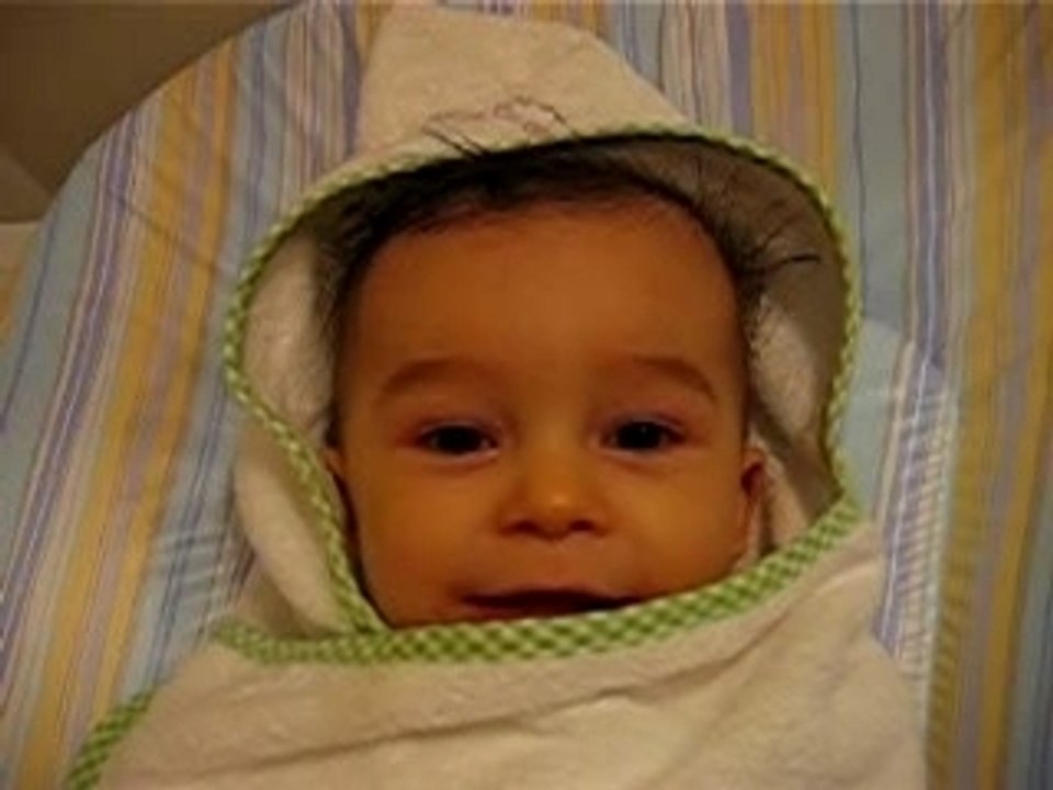 rires après le bain