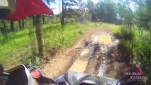 Nice ATV Quading Trail In The Forest