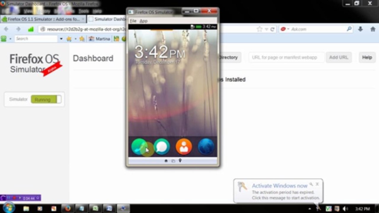 Firefox OS Smartphone: How to simulate firefox OS in PC