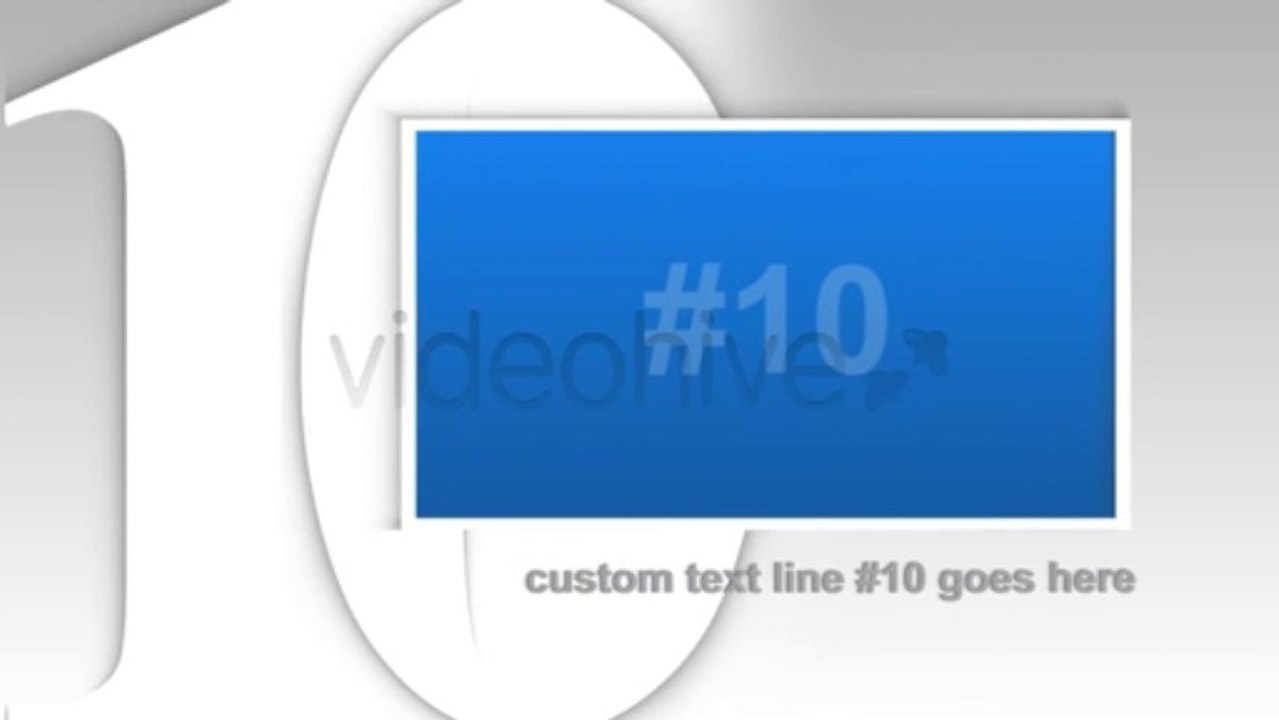 Corporate Numbers - After Effects Template