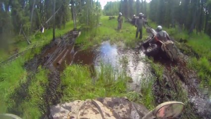 Big ATV Gets Stuck In Deep Mud