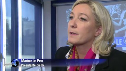 Le Pen dévoile l'affiche du FNJ: "La France Tranquille"