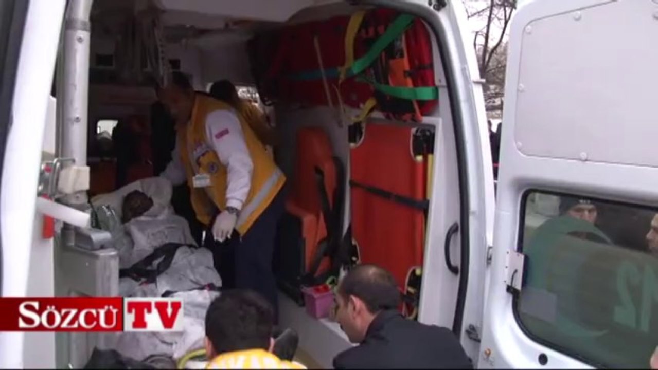 Meclis önünde bir vatandaş kendini yaktı