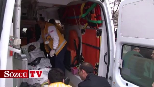 Meclis önünde bir vatandaş kendini yaktı