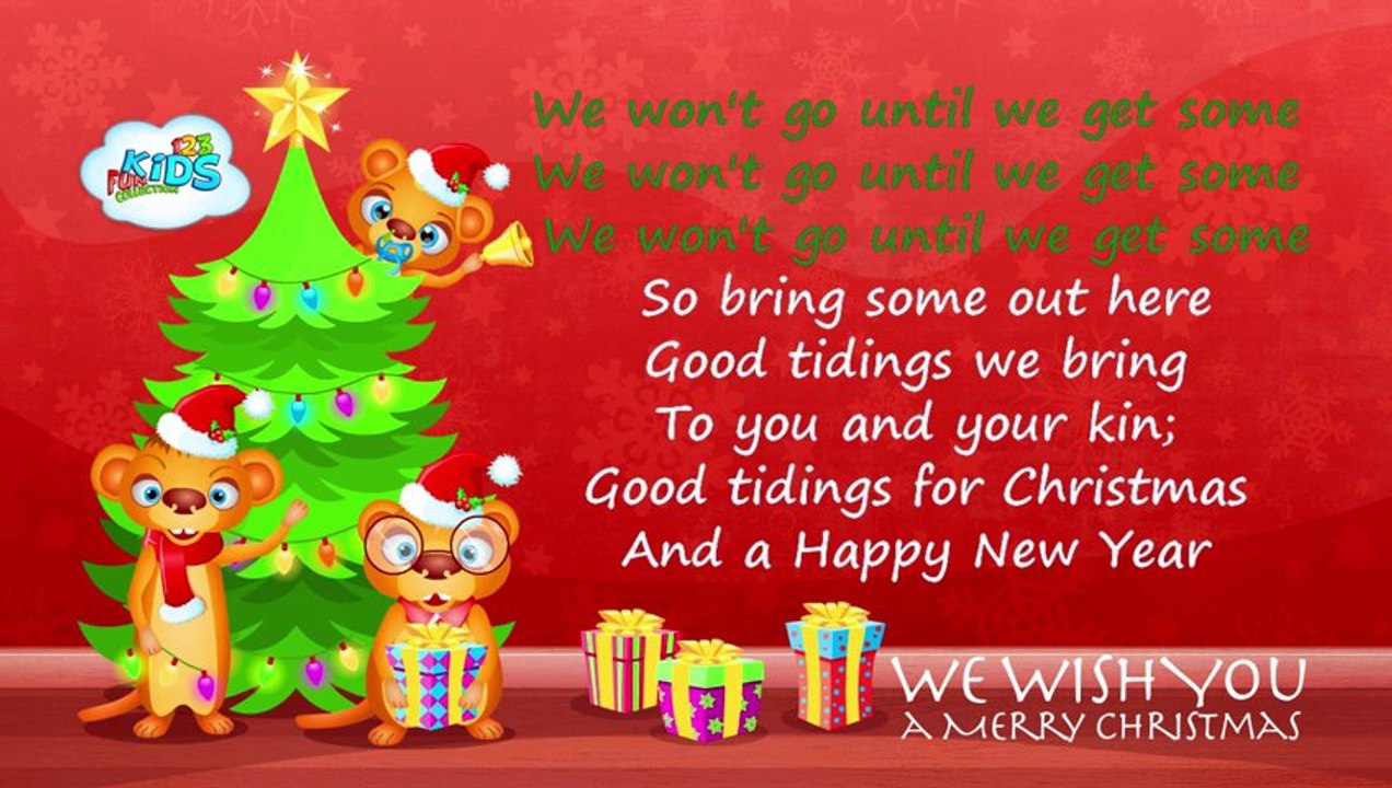 Christmas Carol - We Wish You a Merry Christmas + Lyrics