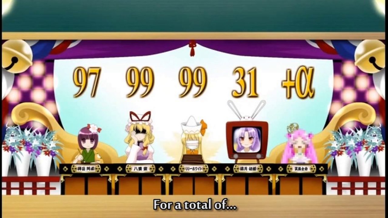 【東方】 6th Touhou M-1 Grand Prix - Spin Kappa - Judging (English subtitles)